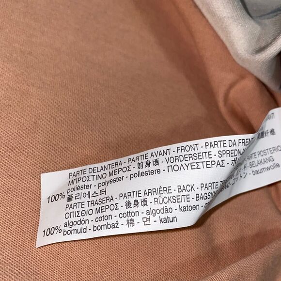 Zara Woman Floral Print Blouse Beige Peach Short Sleeve Top Size S‎ - Picture 8 of 9